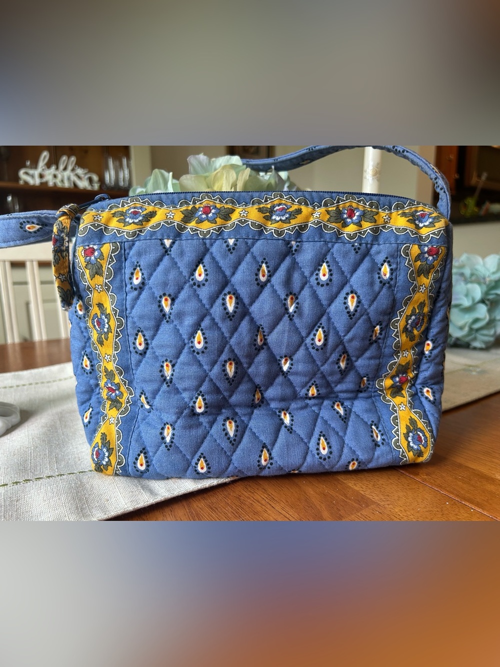 Vera Bradley French Blue Paisley purse